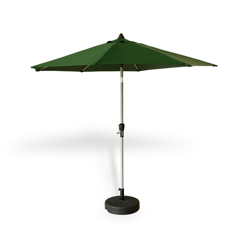 Paraguas De Exterior Sombrilla De Mesa En Patio Con Manivela Y Botón De Inclinación